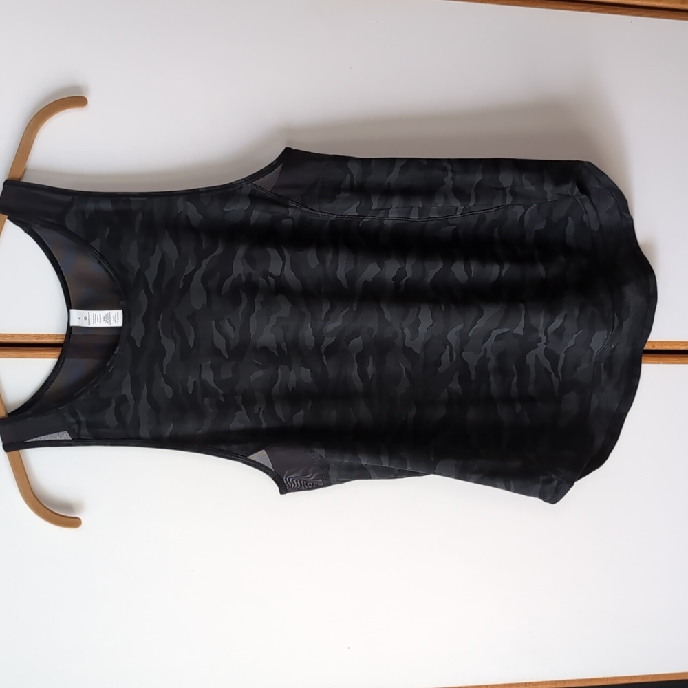 NWOT Lululemon Sculpt Tank II 4 Sequoia Camo Print Deep Coal Black S